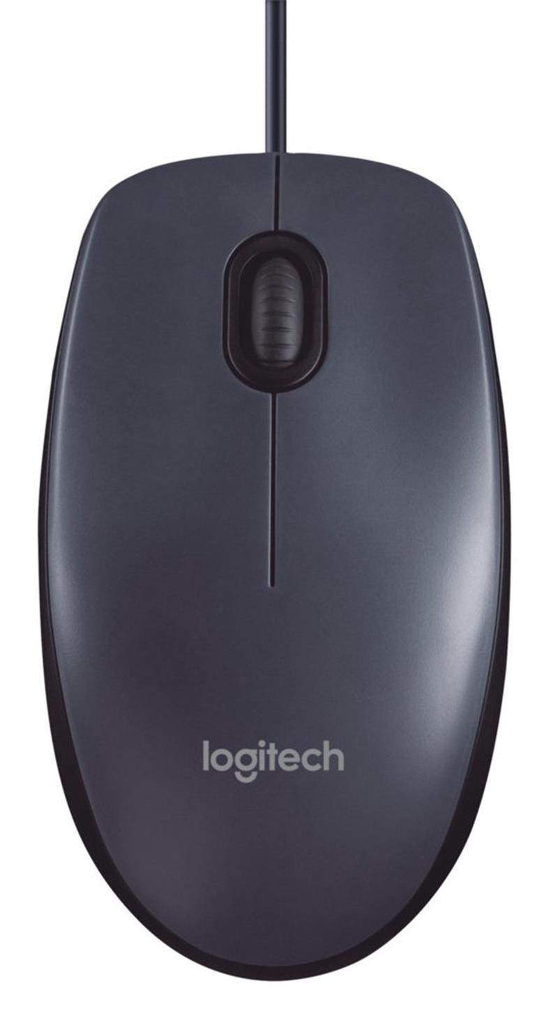 Logitech M100 muis USB Optisch 1000 DPI Ambidextrous