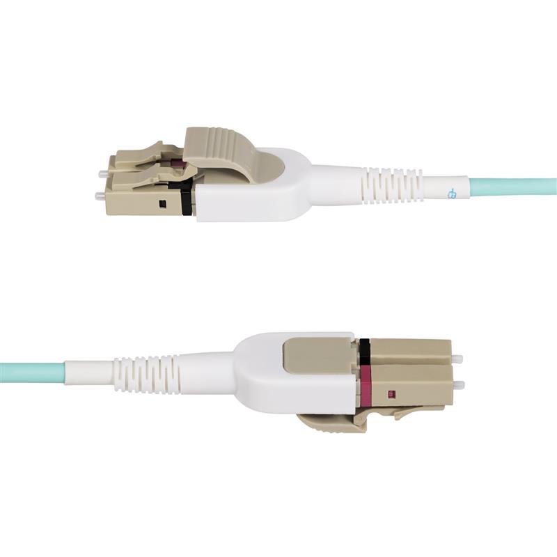 StarTech.com 5m LC naar LC (UPC) OM4 Multimode Glasvezelkabel met Schakelbare Polariteit, 50/125µm, 100G Netwerken, Buigbestendig, Low Insertion Loss,