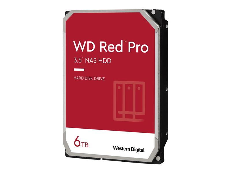 Western Digital RED Pro HDD 6 TB 3 5 7200 RPM Serial ATA III 256 MB 238 MB s CMR
