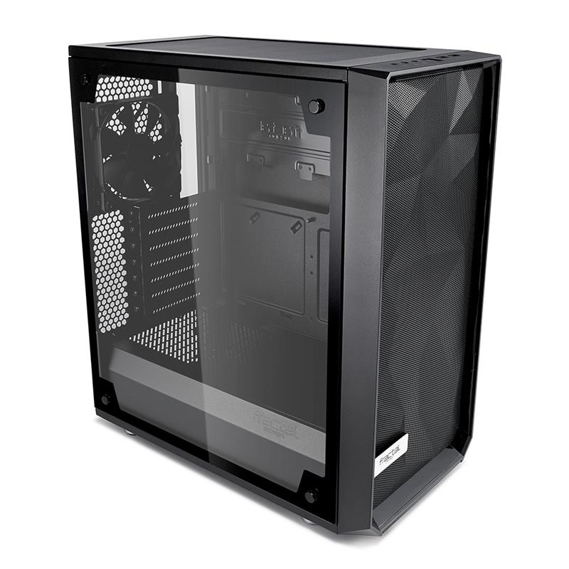 Fractal Design Meshify C – TG Midi Tower Zwart, Transparant