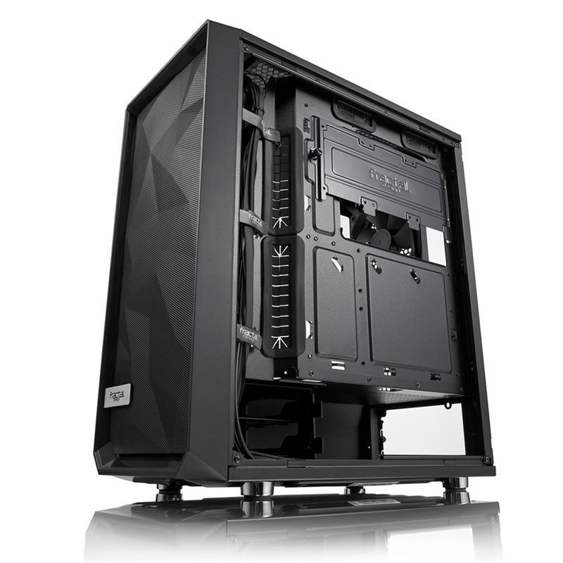 Fractal Design Meshify C – TG Midi Tower Zwart, Transparant