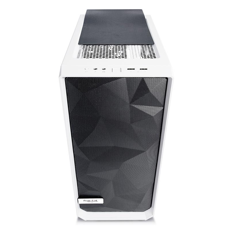 Fractal Design Meshify C - TG Midi Tower Transparant, Wit