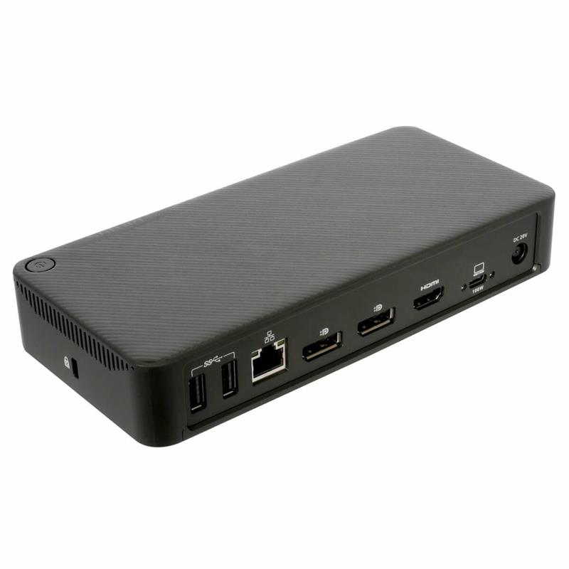 Targus DOCK460EUZ laptop dock & poortreplicator Bedraad USB4 Zwart