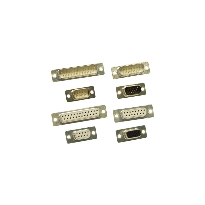 InLine D-Sub socket 9-pins gesoldeerde versie