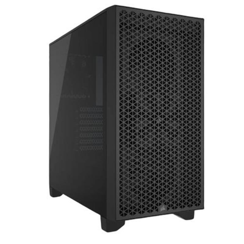 3000D Tempered Glass Mid-Tower Black