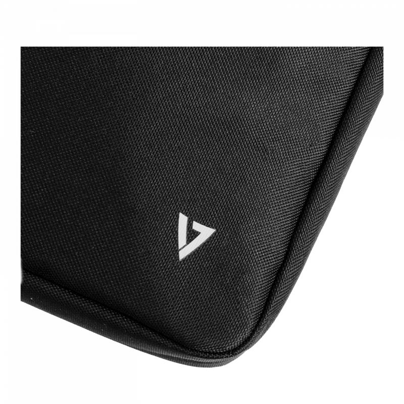 V7 CTK14-BLK notebooktas 35,8 cm (14.1"") Aktetas Zwart