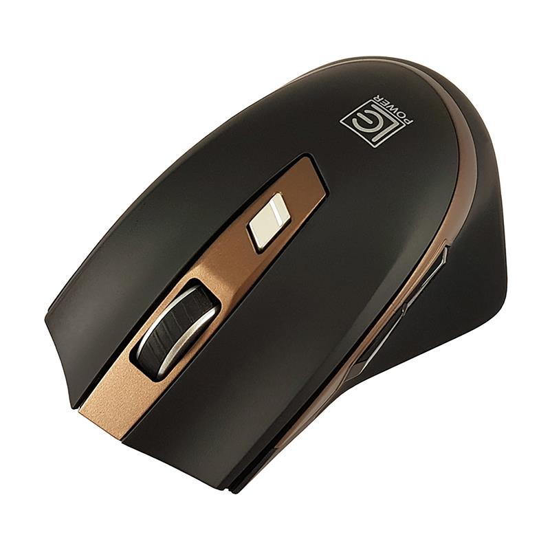 LC-Power LC-M719BW optical 2 4GHz USB wireless mouse black bronze