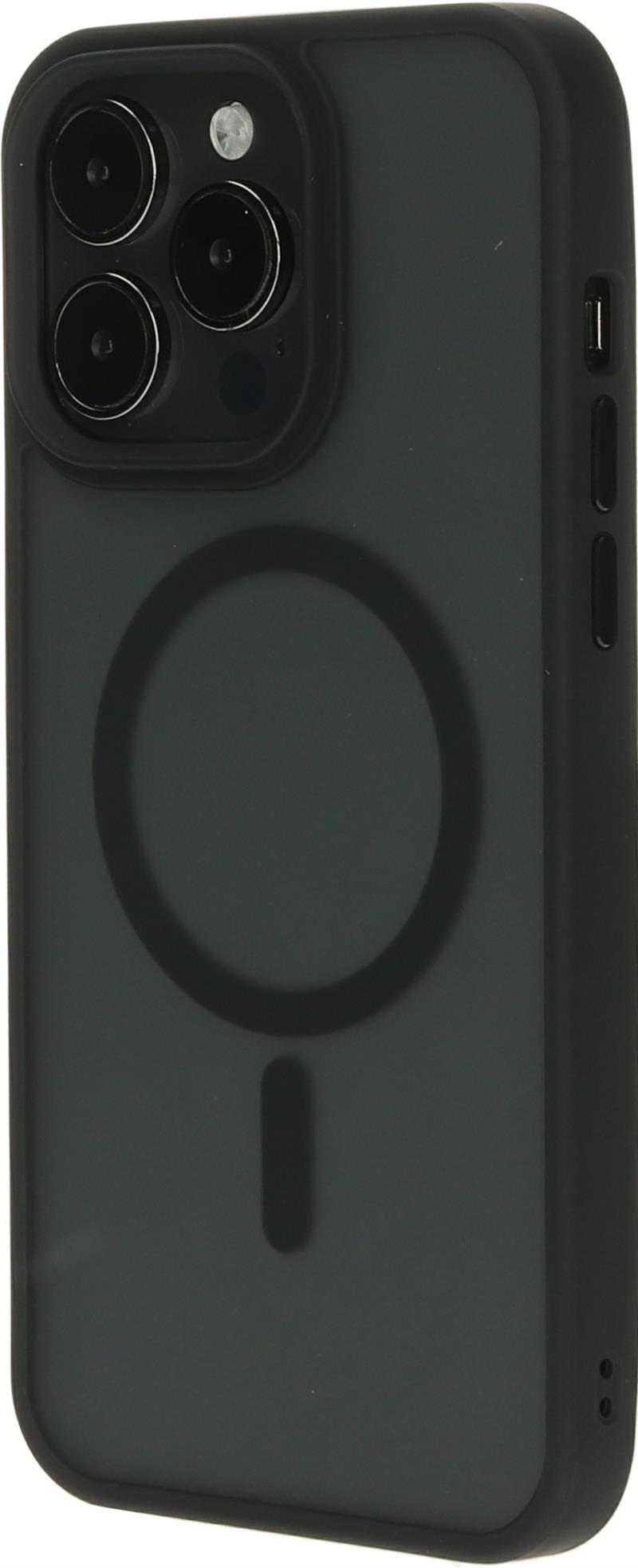 Mobiparts Hardcover Apple iPhone 15 Pro Max Satin Black (Magsafe Compatible)