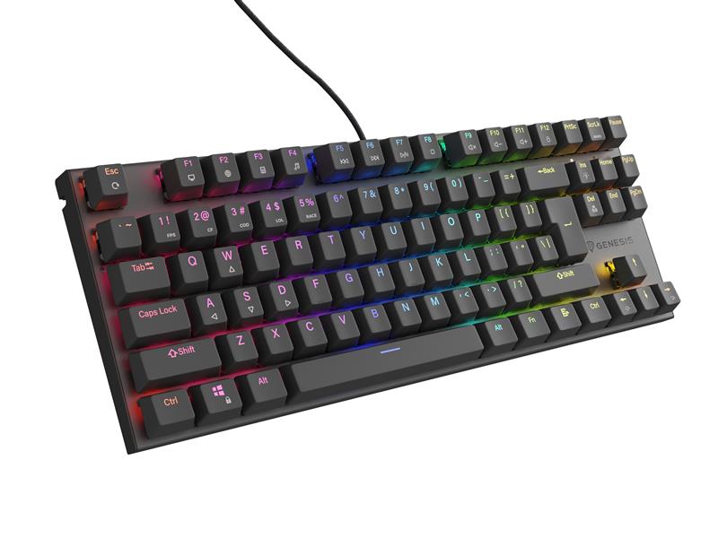 GENESIS Thor 303 TKL toetsenbord Gamen USB QWERTY US International Zwart