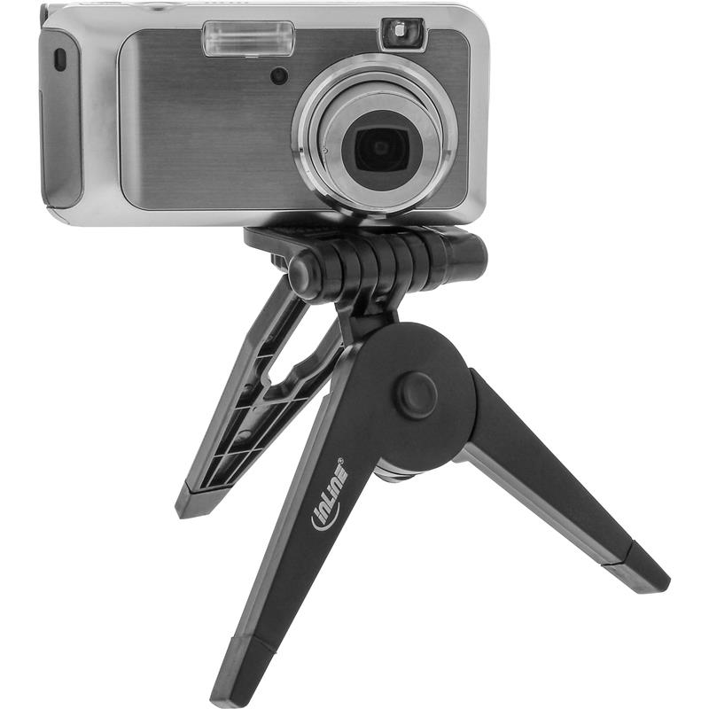 InLine Portable Mini-Tripod for digital cameras 8 5cm