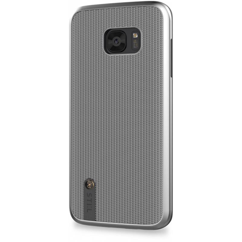 STI:L Chain Veil Protective Case Samsung Galaxy S7 Edge Silver