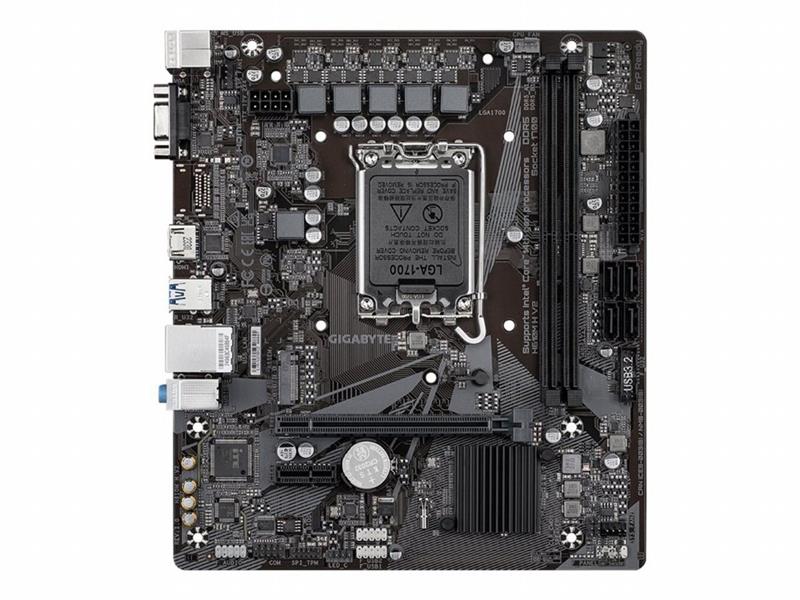 GIGABYTE H610M H V2 moederbord Intel H610 Express LGA 1700 micro ATX