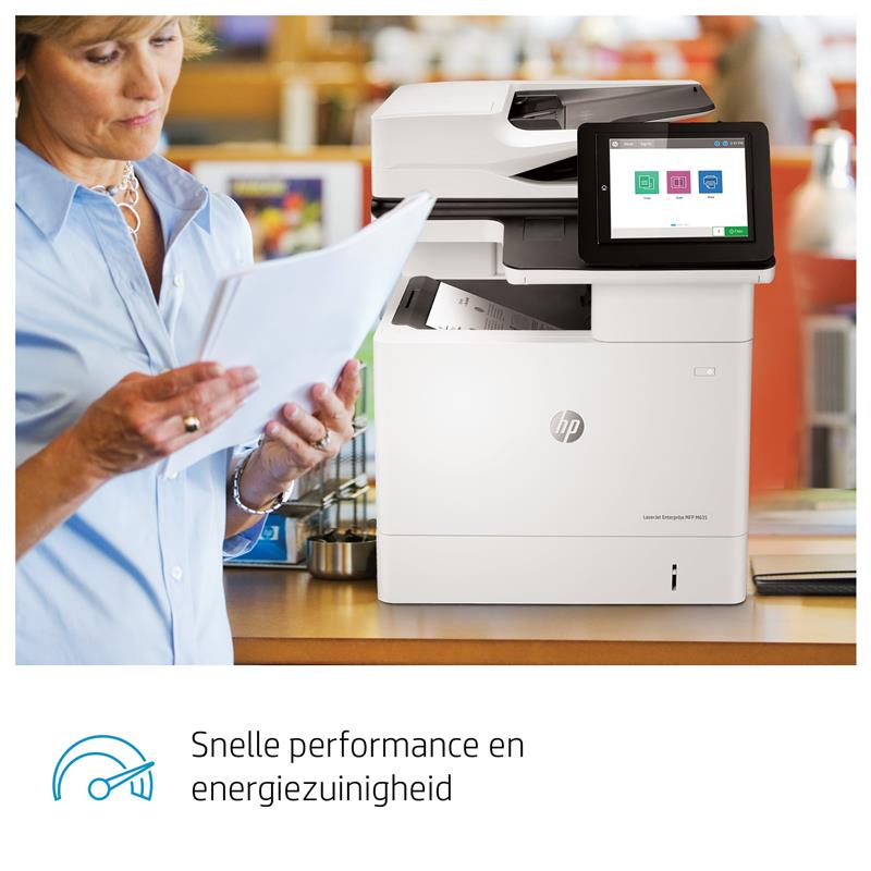 HP LaserJet Enterprise MFP M635h, Black and white, Printer voor Printen, kopiëren, scannen en optioneel faxen, Scannen naar e-mail; Dubbelzijdig print