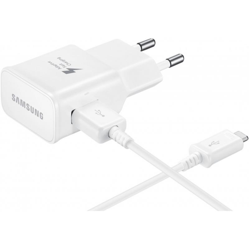 EP-TA20EWECGWW Samsung Adaptive Fast Charging Travel Charger incl USB-C Cable 15W White Bulk