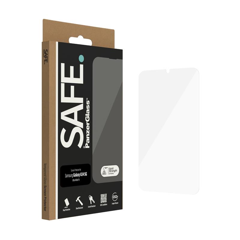 PanzerGlass SAFE95454 scherm- & rugbeschermer voor mobiele telefoons Doorzichtige schermbeschermer Samsung 1 stuk(s)