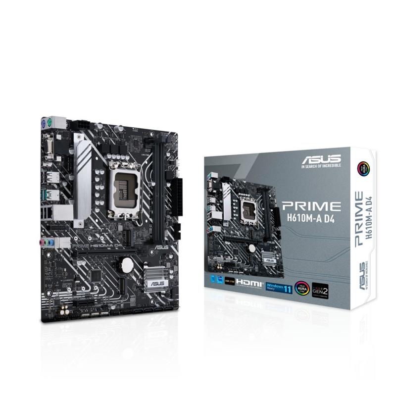 ASUS PRIME H610M-A D4 Intel H610 LGA 1700 micro ATX