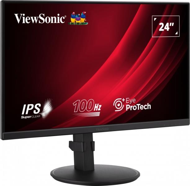 Viewsonic VG2408A-MHD computer monitor 61 cm (24"") 1920 x 1080 Pixels Full HD LED Zwart