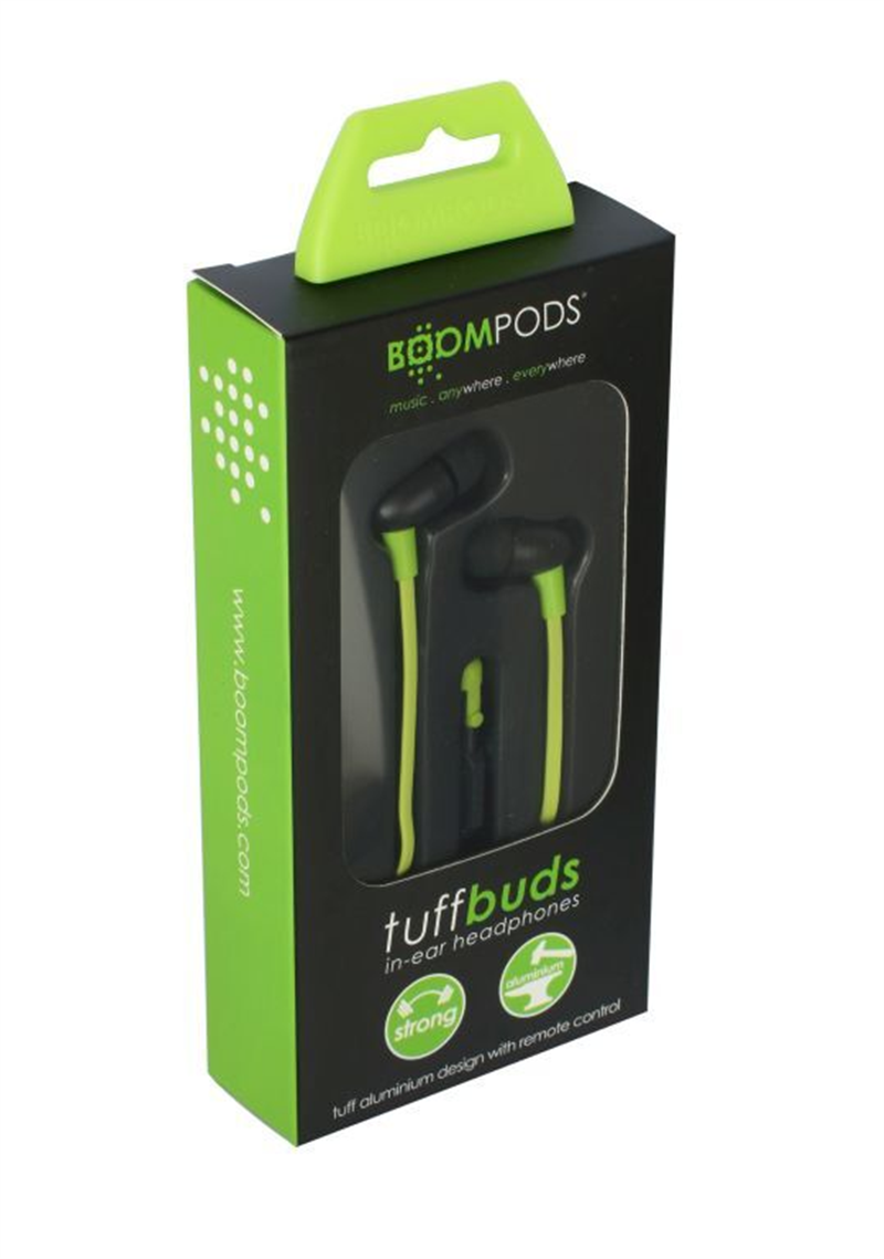 Boompods Tuffbuds In-Ear Koptelefoon met Microfoon Groen