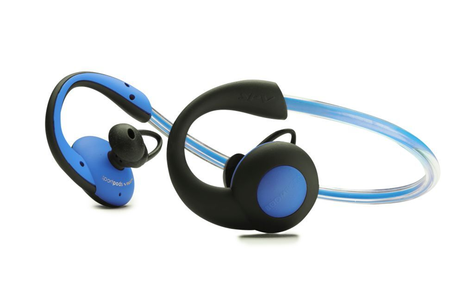 Boompods In-Ear Sports Headphones met Licht - Blauw