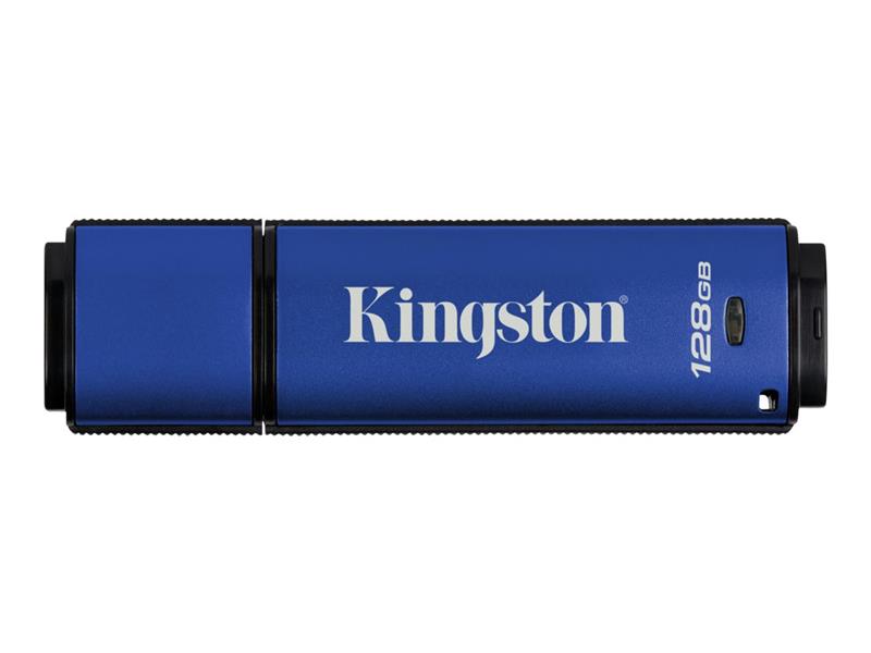 Kingston Technology DataTraveler VP30 USB flash drive 128 GB USB Type-A 3 2 Gen 2 3 1 Gen 2 Blauw