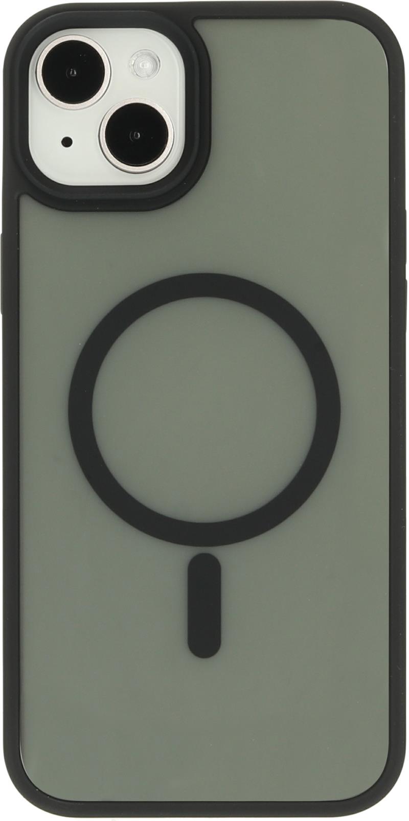 Mobiparts Hardcover Apple iPhone 15 Plus Satin Black (Magsafe Compatible)