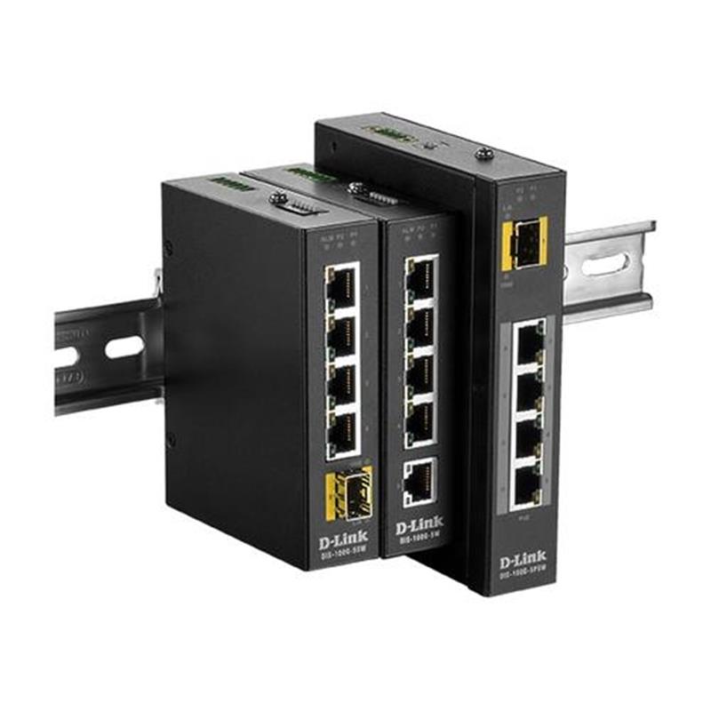 D-Link DIS €‘100G €‘5W Unmanaged L2 Gigabit Ethernet 10 100 1000 Zwart