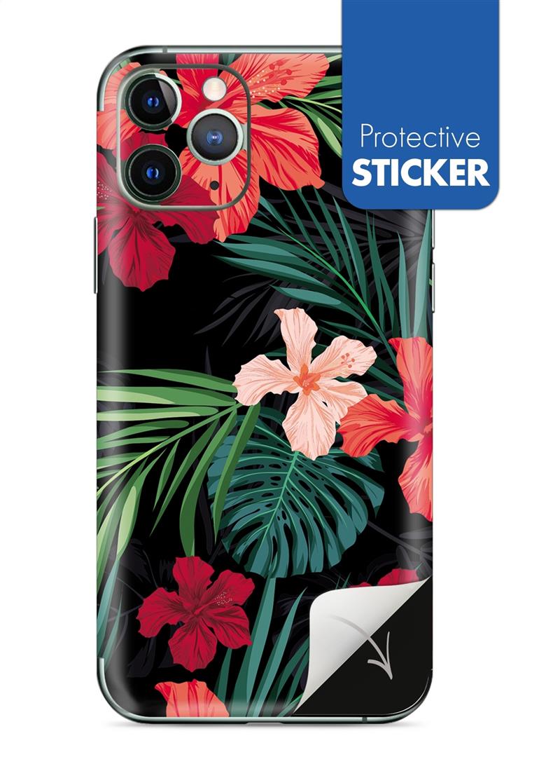 My Style PhoneSkin For Apple iPhone 11 Pro Red Caribbean Flower