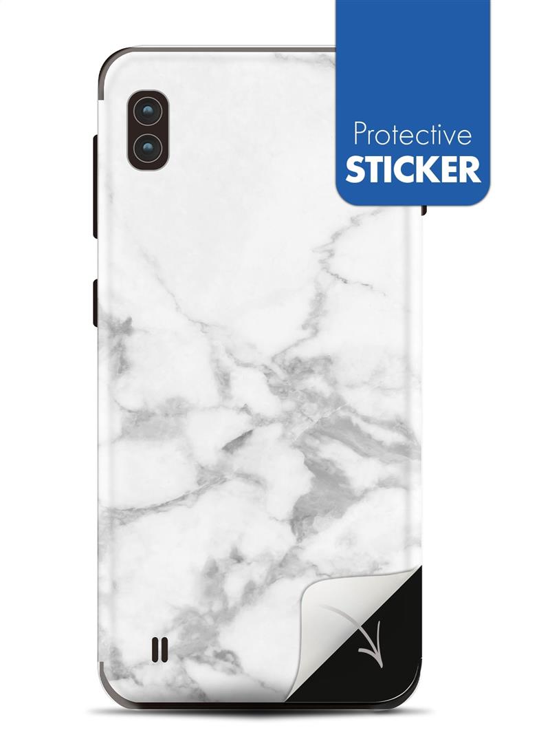 My Style PhoneSkin For Samsung Galaxy A10 White Marble