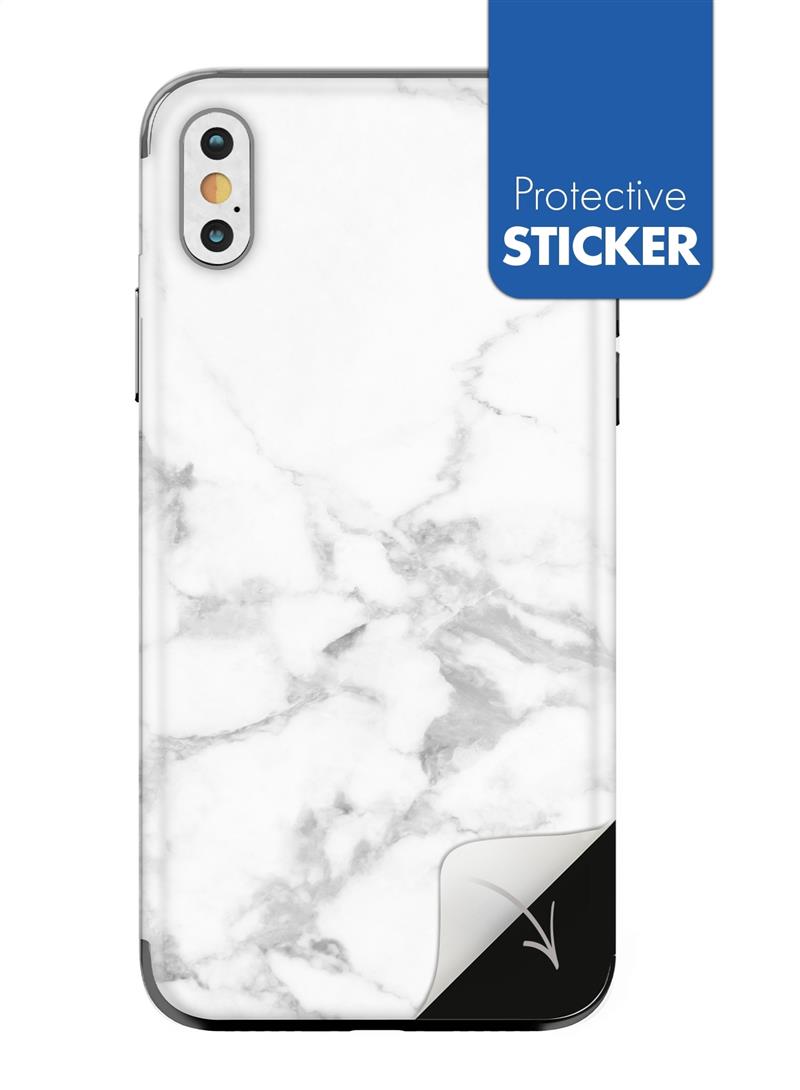 My Style PhoneSkin For Apple iPhone X White Marble