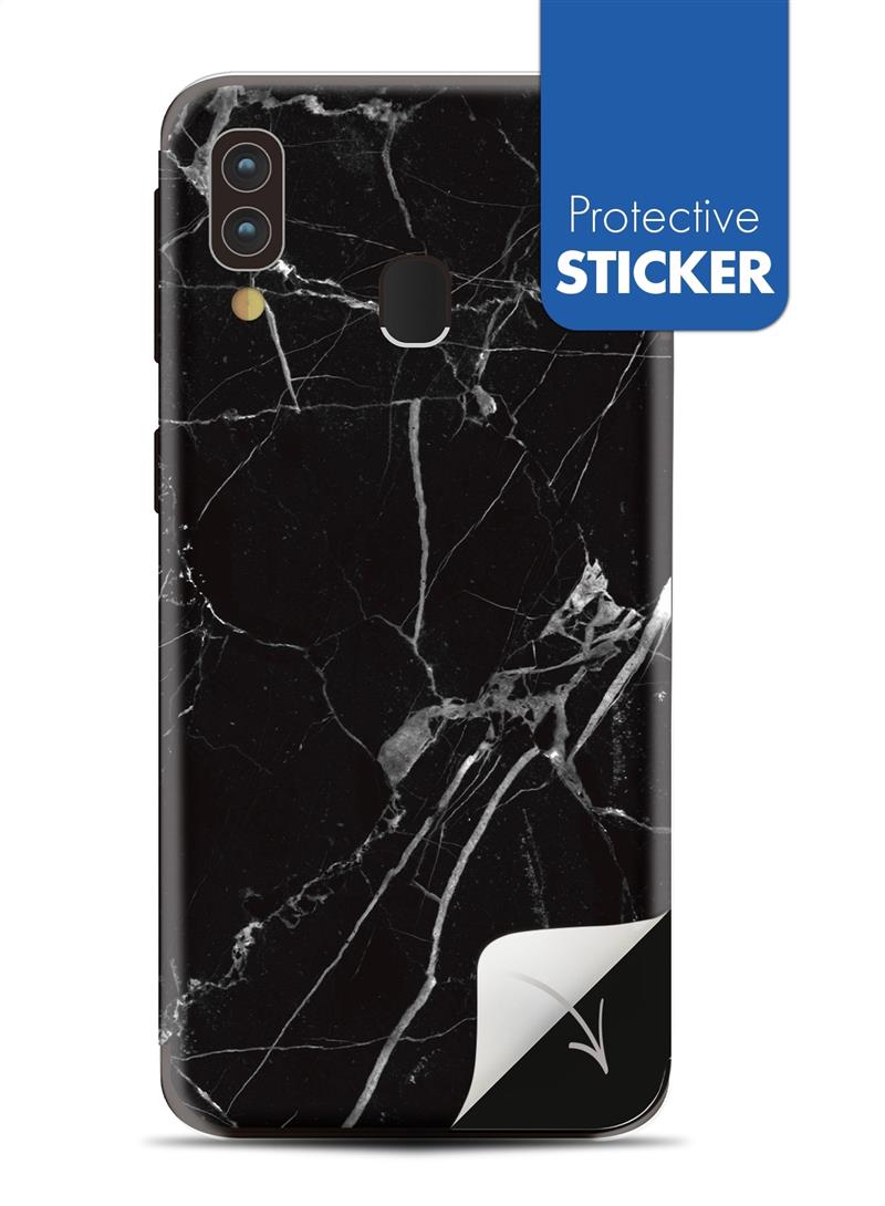 My Style PhoneSkin For Samsung Galaxy A40 Black Marble