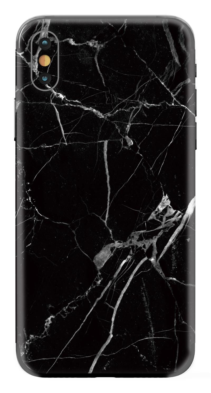 My Style PhoneSkin For Apple iPhone X Black Marble
