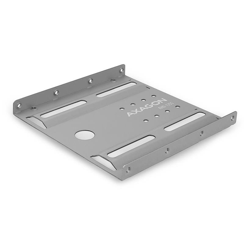 Axagon RHD-125B Halterahmen für 1x 2.5\"" im 3.5\"" Slot - grau Grijs Metaal