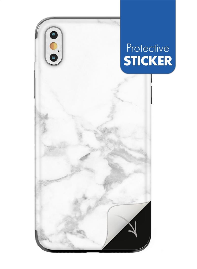 My Style PhoneSkin For Apple iPhone Xs White Marble