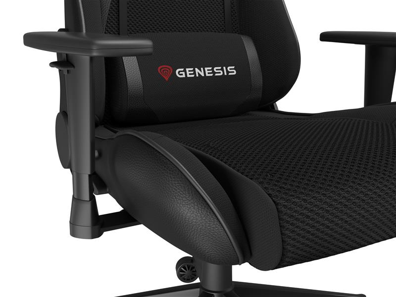 GENESIS Nitro 440 G2 Gaming leunstoel Gecapitonneerde zitting Zwart, Grijs