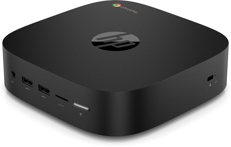 HP Chromebox G2 3865U mini PC Intel® Celeron® 4 GB DDR4-SDRAM 32 GB SSD Chrome OS Zwart