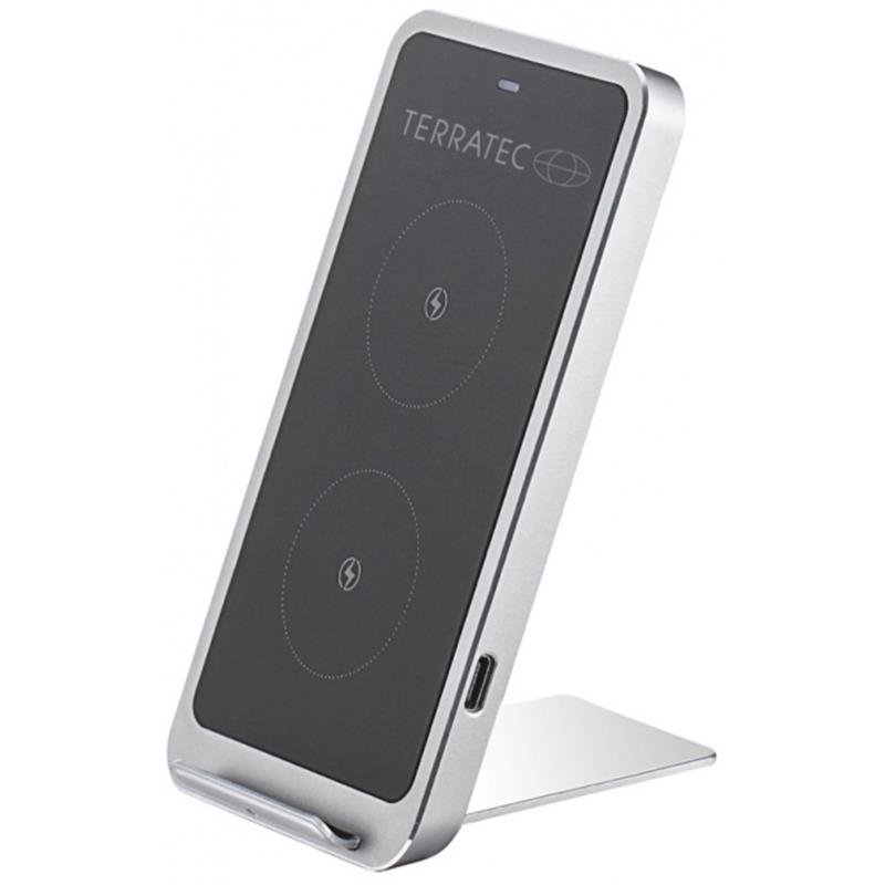 Terratec ChargeAIR up! Wireless Charger 5W 7 5W 10W Silver Black