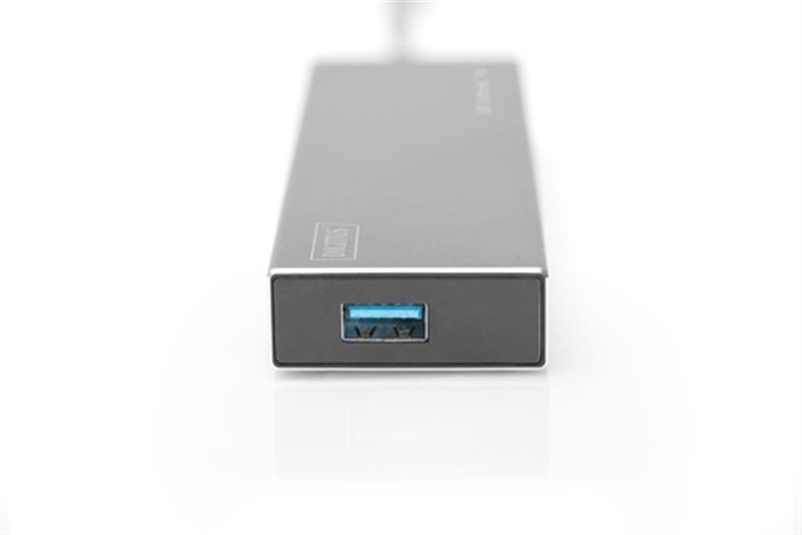 USB 3 0 Hub - 7-port Incl 5V 3 5A power supply - Aluminium housing