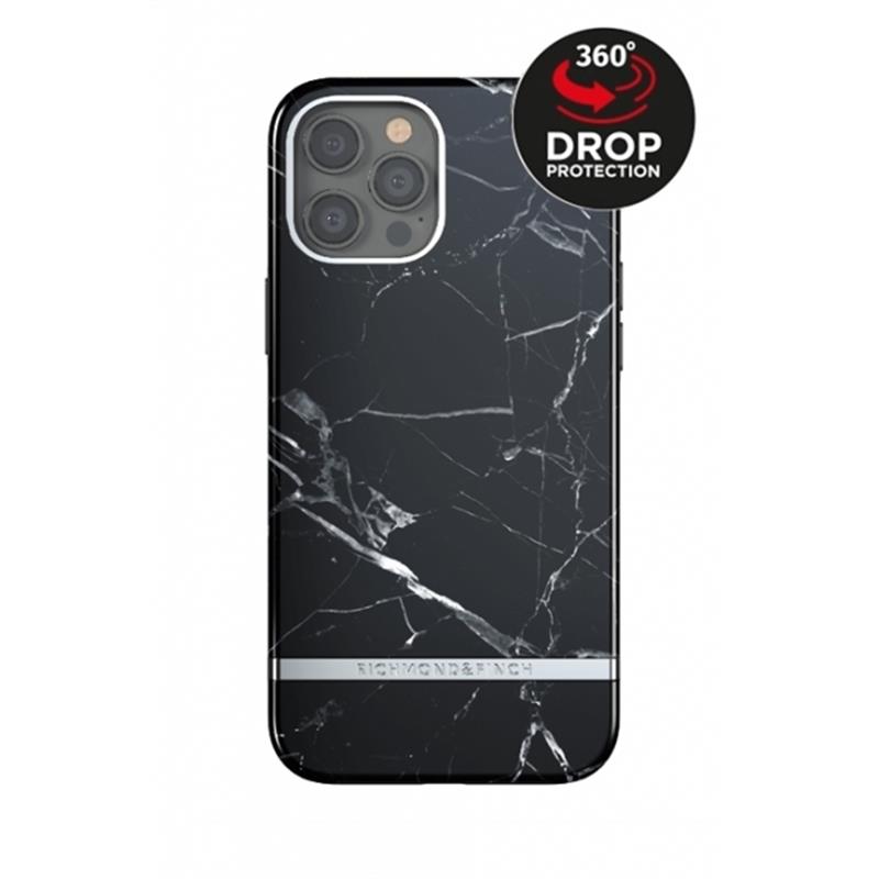 Richmond Finch Freedom Series One-Piece Apple iPhone 12 Pro Max Black Marble