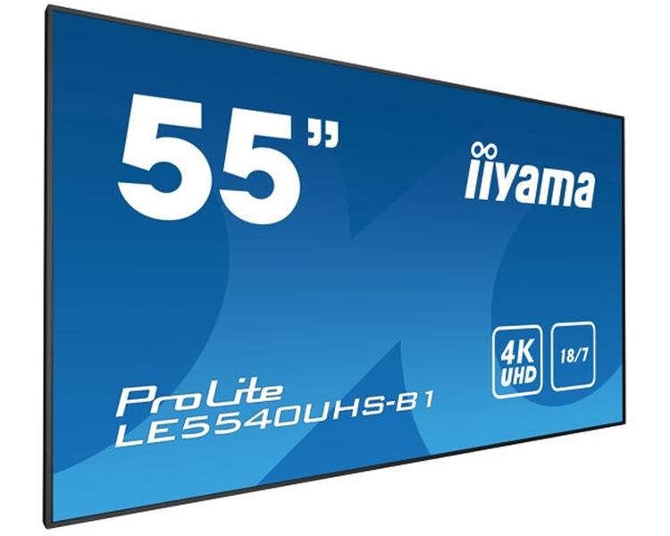 iiyama LE5540UHS-B1 beeldkrant 138,7 cm (54.6"") LED 4K Ultra HD Zwart