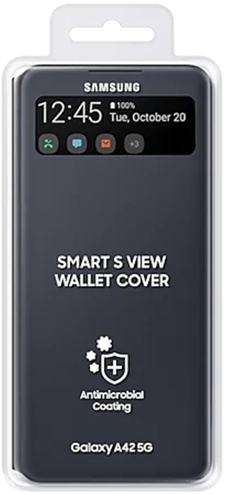 Samsung Galaxy A42 5G 2020 S-View Wallet Case Black