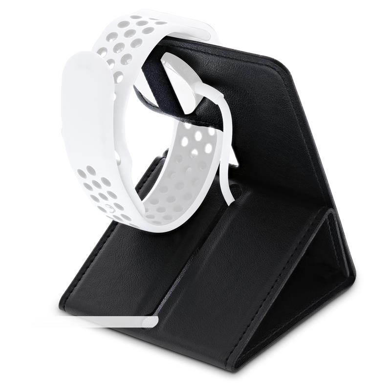 InLine Holder for Apple Watch for desk shelf black foldable
