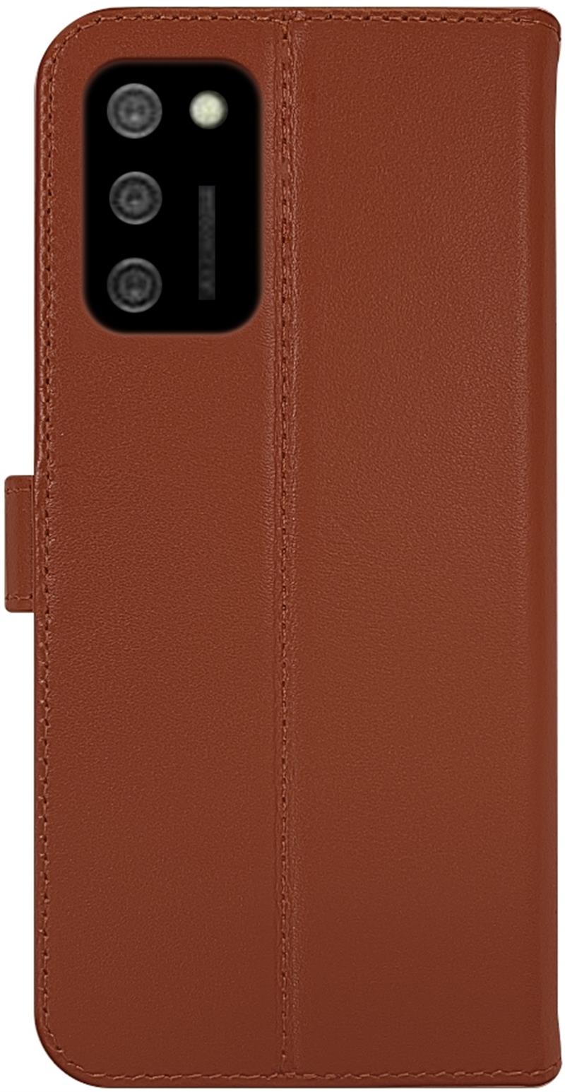 Valenta Book Case Gel Skin Samsung Galaxy A02s Brown