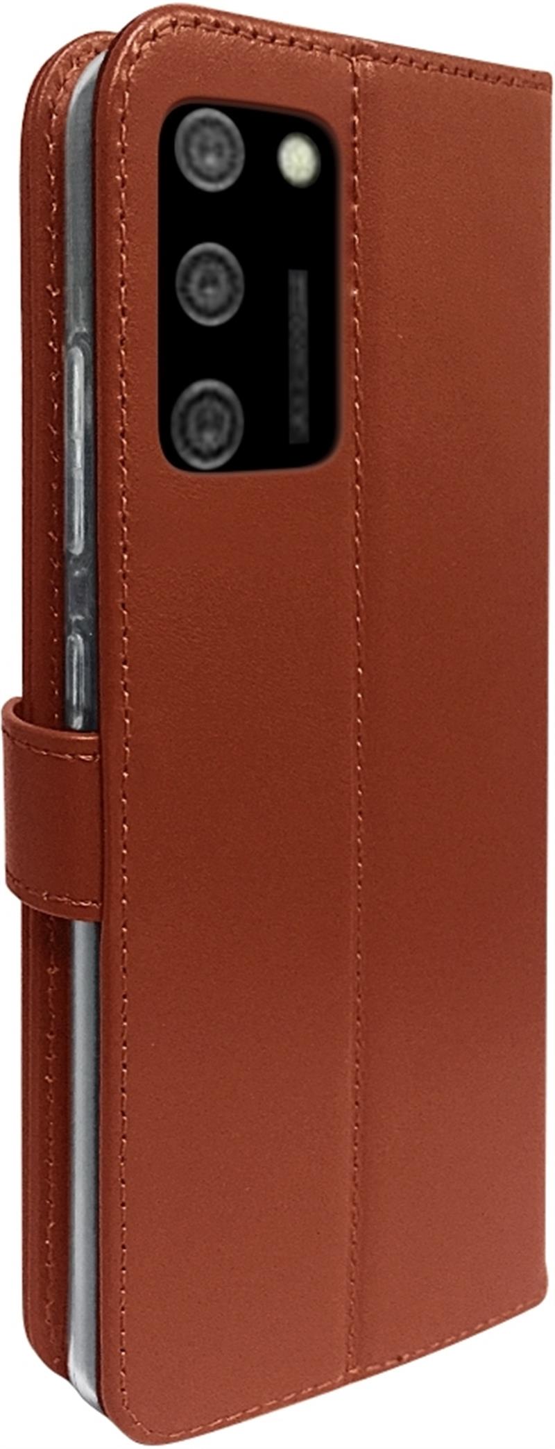 Valenta Book Case Gel Skin Samsung Galaxy A02s Brown