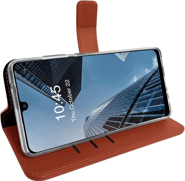 Valenta Book Case Gel Skin Samsung Galaxy A32 5G Brown