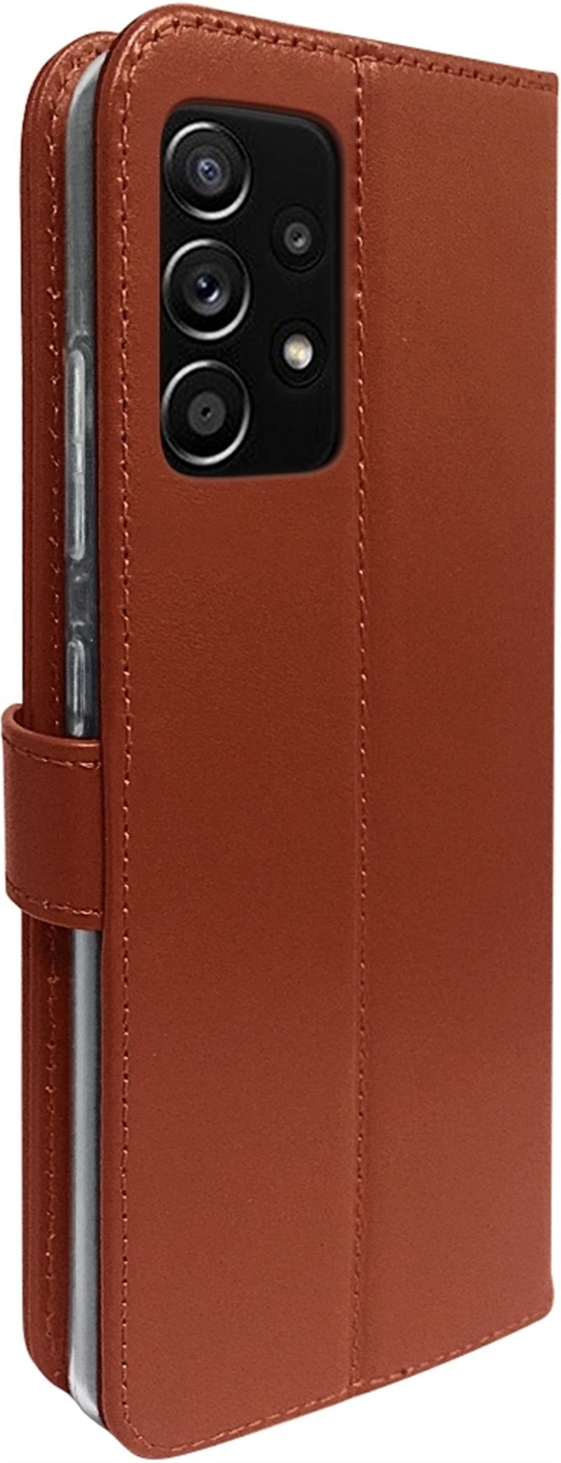 Valenta Book Case Gel Skin Samsung Galaxy A72 4G Brown