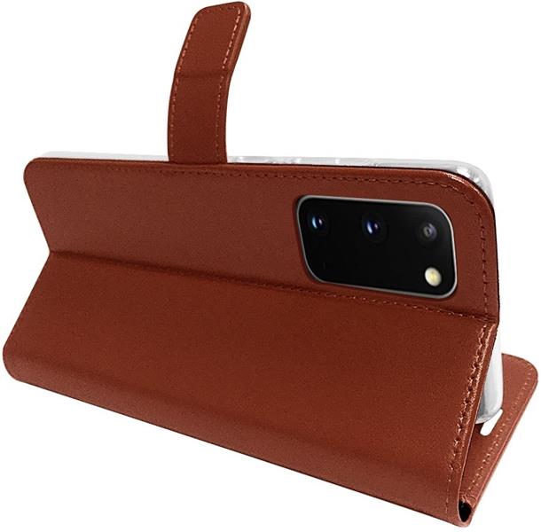 Valenta Book Case Gel Skin Samsung Galaxy S20 FE Brown