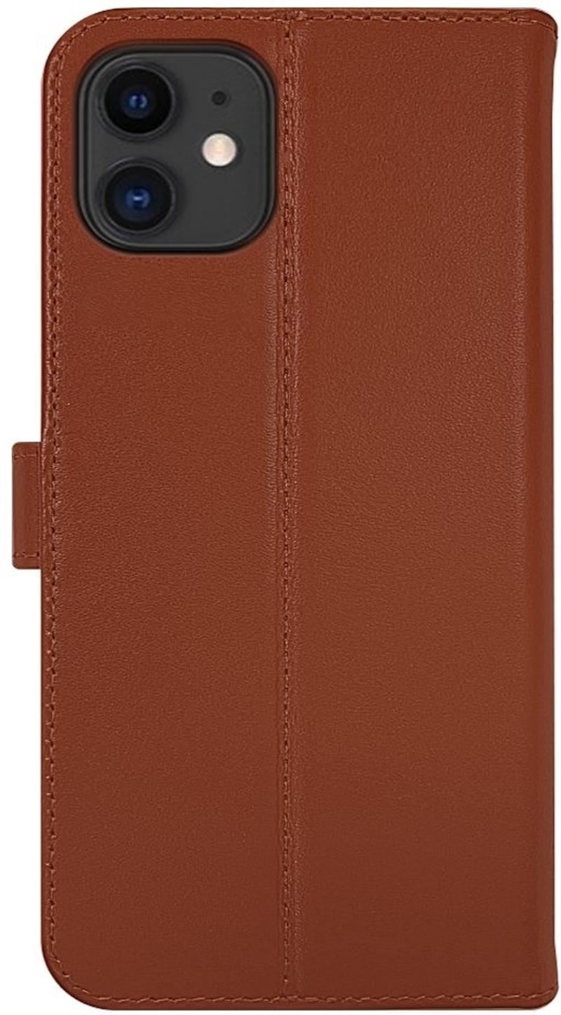 Valenta Book Case Gel Skin Apple iPhone 12 Mini Brown