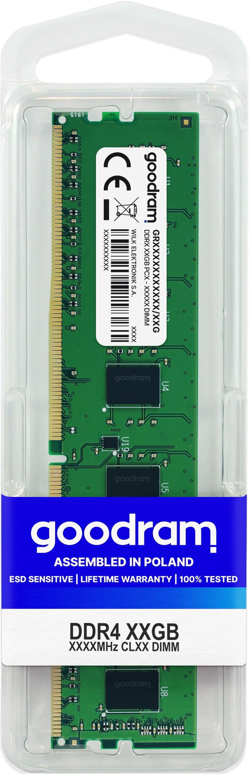 GOODRAM essential U-DIMM 4 GB PC21300 DDR4 2666 CL19