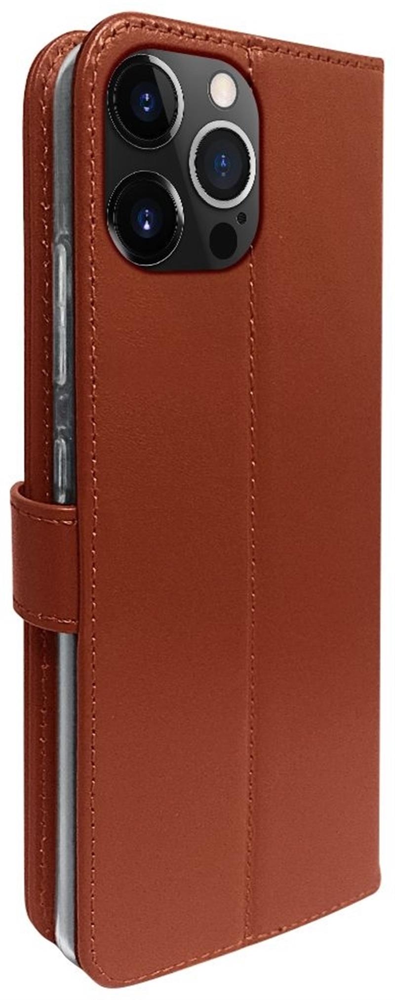 Valenta Book Case Gel Skin Apple iPhone 13 Pro Brown