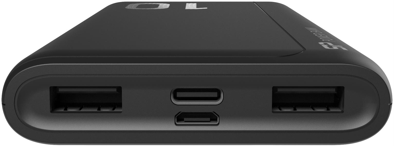 Silicon Power GP15 Dual Output Powerbank 10000 mAh Black
